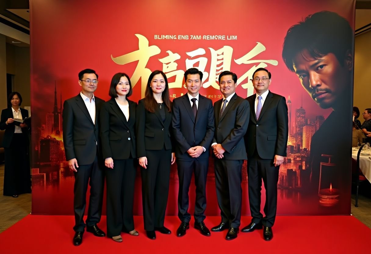 黑料51爆炸电影首映礼现场，主创团队亮相